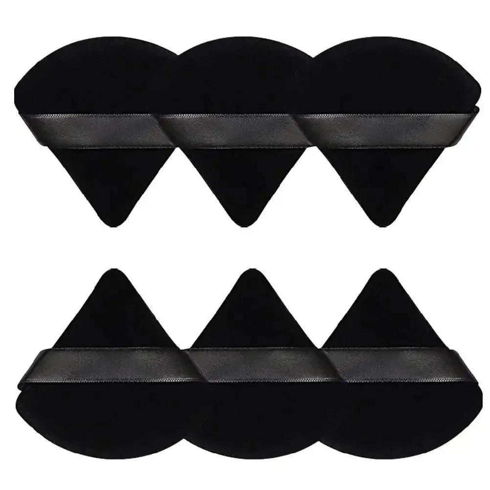 Velvet Triangle Makeup Puffs: Luxe Beauty Blenders for Flawless Makeup