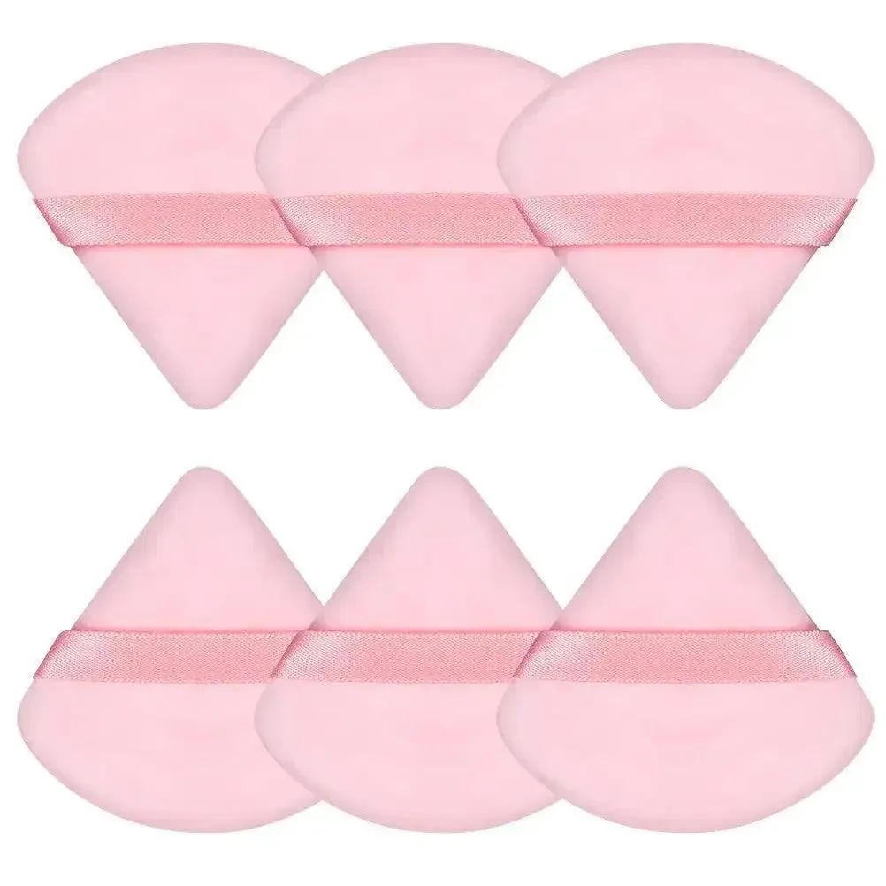 Velvet Triangle Makeup Puffs: Luxe Beauty Blenders for Flawless Makeup